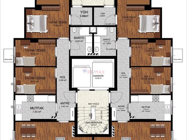GÖZTEPE PRF. CEVAT MEMDÜH  ALTAR  SOKAKTA 3+1 88 M2 NET SATILIK DAİRE