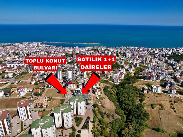 ATAKUM DENİZ MANZARALI LÜKS GENİŞ SIFIR SATILIK 1+1 DAİRE