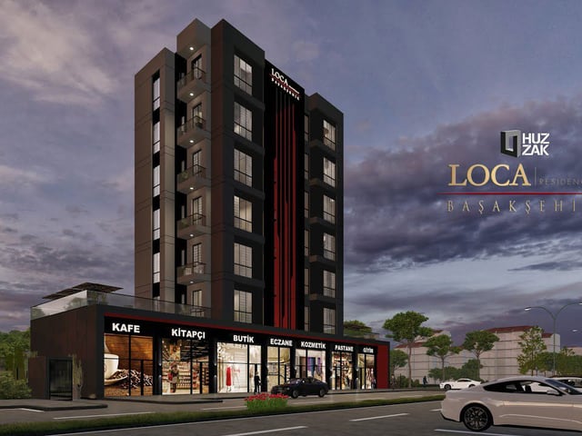 BAŞAKŞEHİR HUZZAK LOCA REZİDANSTA SIFIR 2+1 SATILIK DAİRE