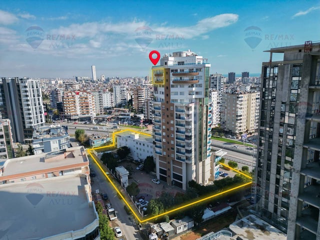 REMAX AVLU'DAN FİDELİ TOWER'DA TERASLI SATILIK 4+1 DUBLEKS DAİRE