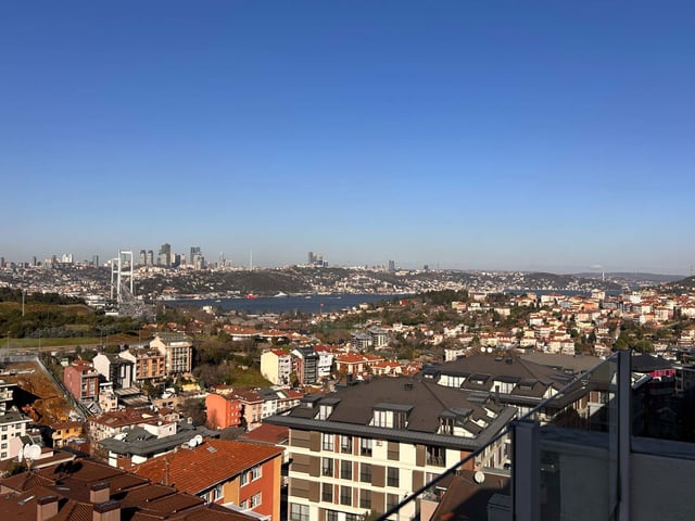 MUHTEŞEM BOĞAZ VE DENIZ MANZARALI, TERASLI DUBLEKS, 3+1 DAIRE