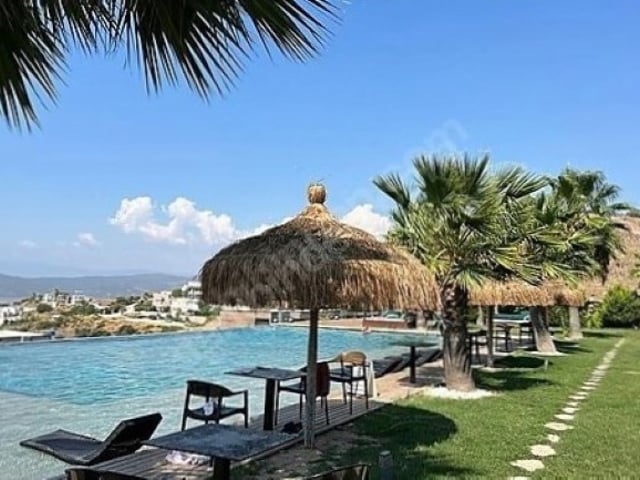 DOĞA MANZARALI, FULL EŞYALI 1+1 – TATİL KÖYÜ KONSEPTLİ SİTEDE