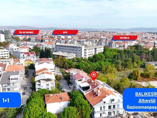 REMAX MID'DEN GOP MAHALLESI'NDE 1+1 (SIFIR EŞYALI) KIRALIK DAIRE