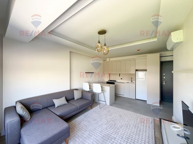 REMAX AVLU'DAN ÇİFTLİKKÖY'DE EŞYALI SIFIR SATILIK 1+1 DAİRE