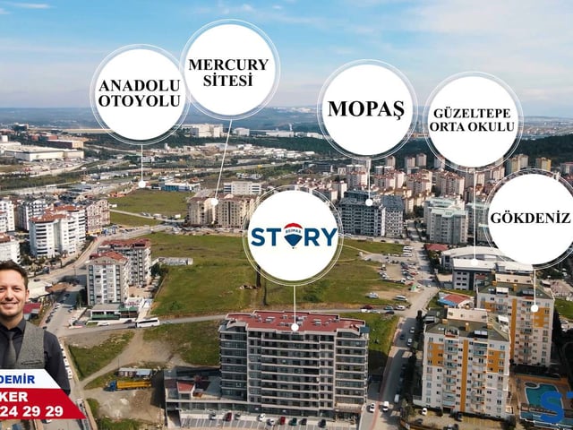 MUTLUKENTTE DENIZ MANZARALI SATILIK 3+1 LÜKS A+ ARA KAT DAIRE