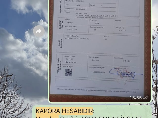 GÜNEY CEPHELİ  1.KATTA KİRALIK  DAİRE