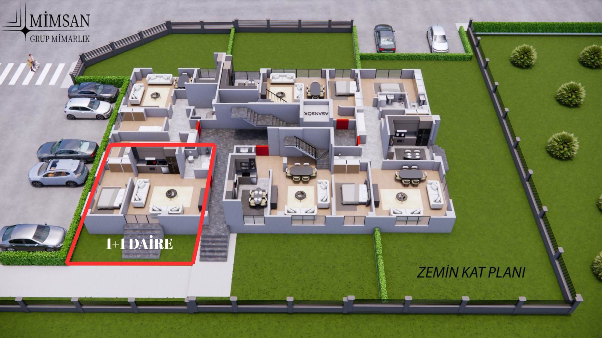 REMAX DIA'DAN DÜZCE NALBANTOĞLU MH, SATILIK 1+1 BAHÇE KAT DAİRE