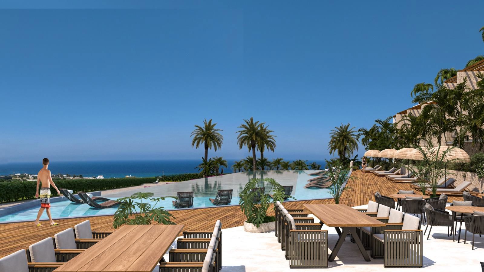 GIRNE ESENTEPE LAVENTURE 2+1 LOFT DAIRE + ROOF TERRACE