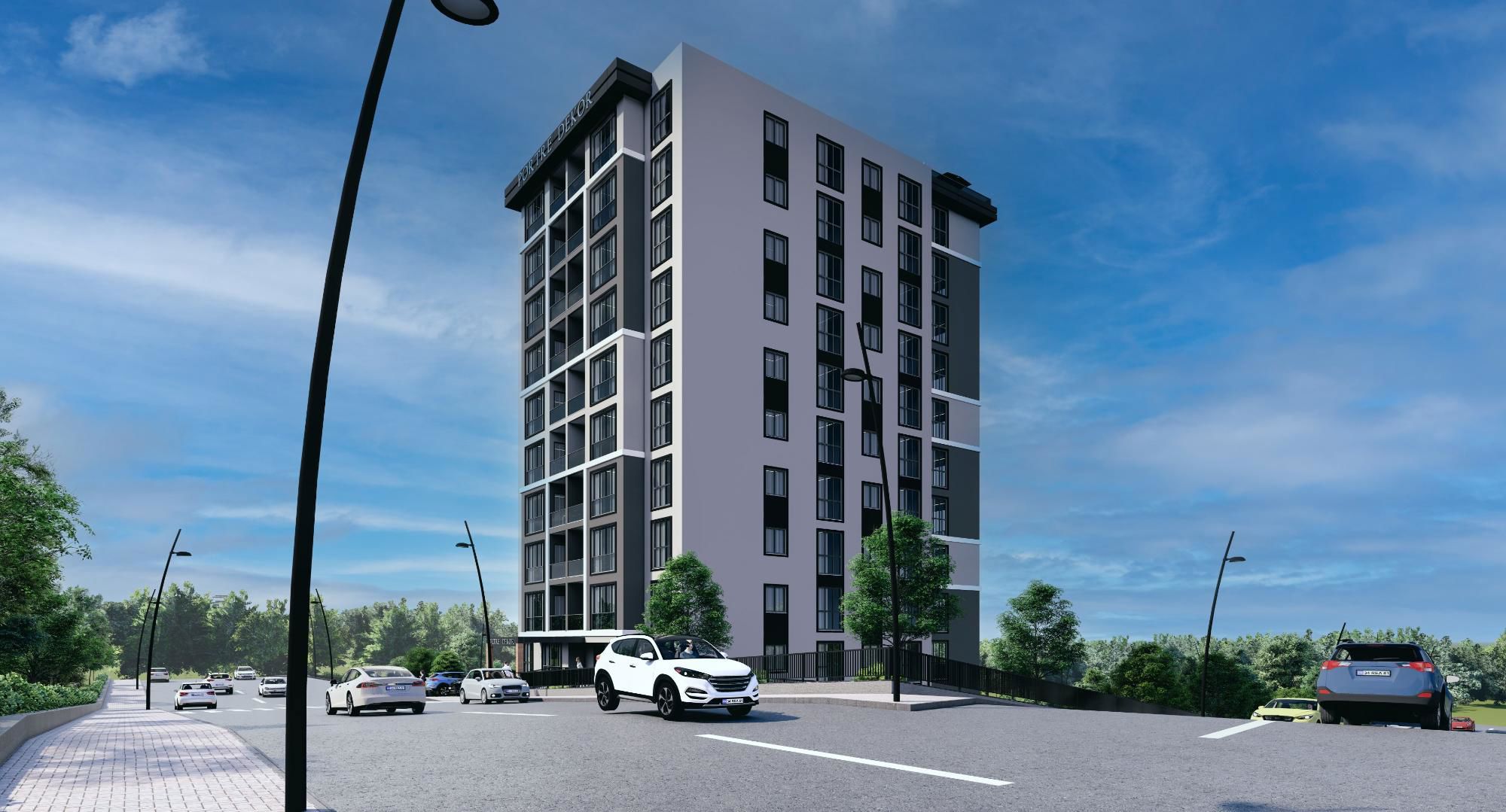 PORTRE DEKOR DENİZ MANZARALI 2+1 SATILIK DAİRE
