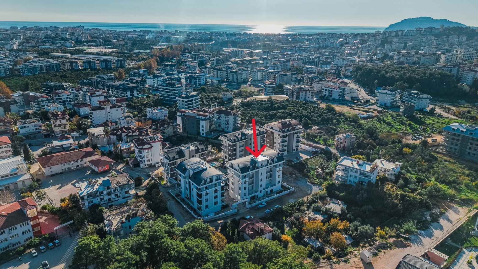 ALANYA OBA DA 1+1 EŞYASIZ YENI BINA İSKANLI SATILIK DAİRE