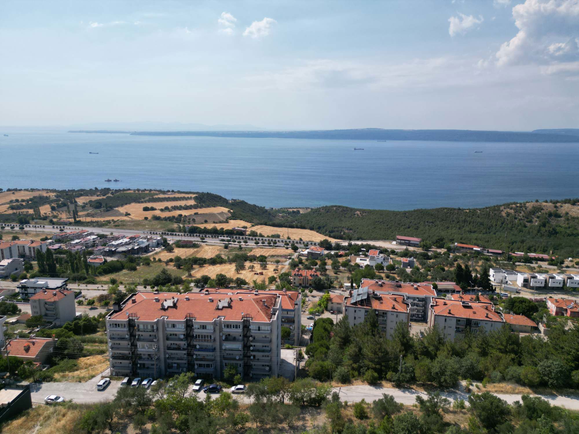 ÇANAKKALE ERENKÖY' DE BOĞAZ MANZARALI SATILIK 3+1 DAIRE