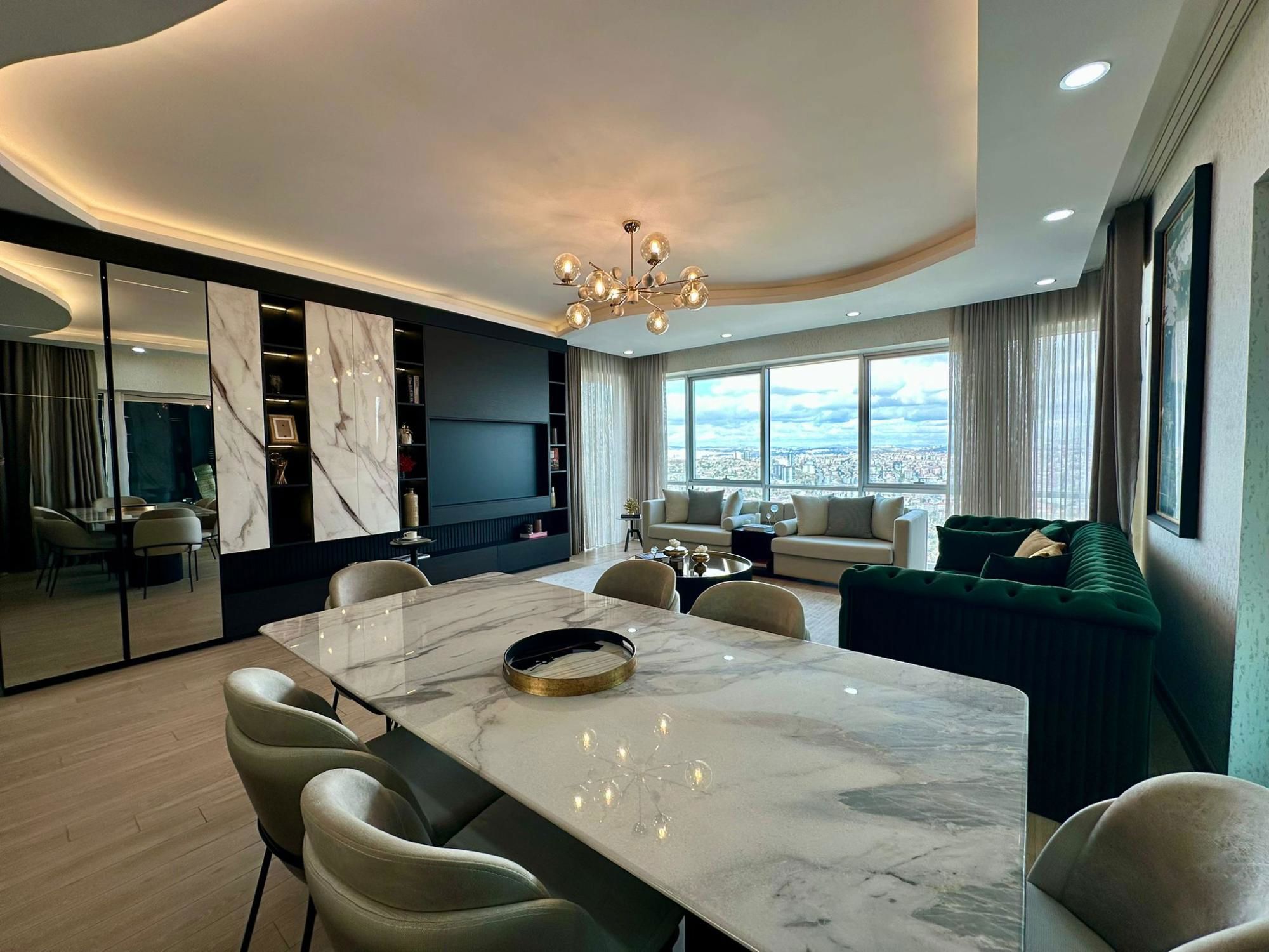 ANKAPİA TOWERS KAPANMAZ MANZARA 220M2 MOBİLYALI 4+1 ÖRNEK DAİRE