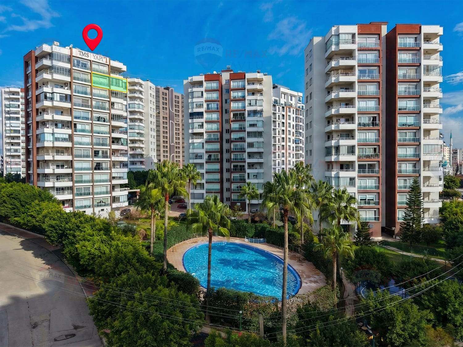 REMAX AVLU'DAN MERKEZ MAH.'DE MARKA PROJE'DE HAVUZLU SATILIK 3+1 DAİRE
