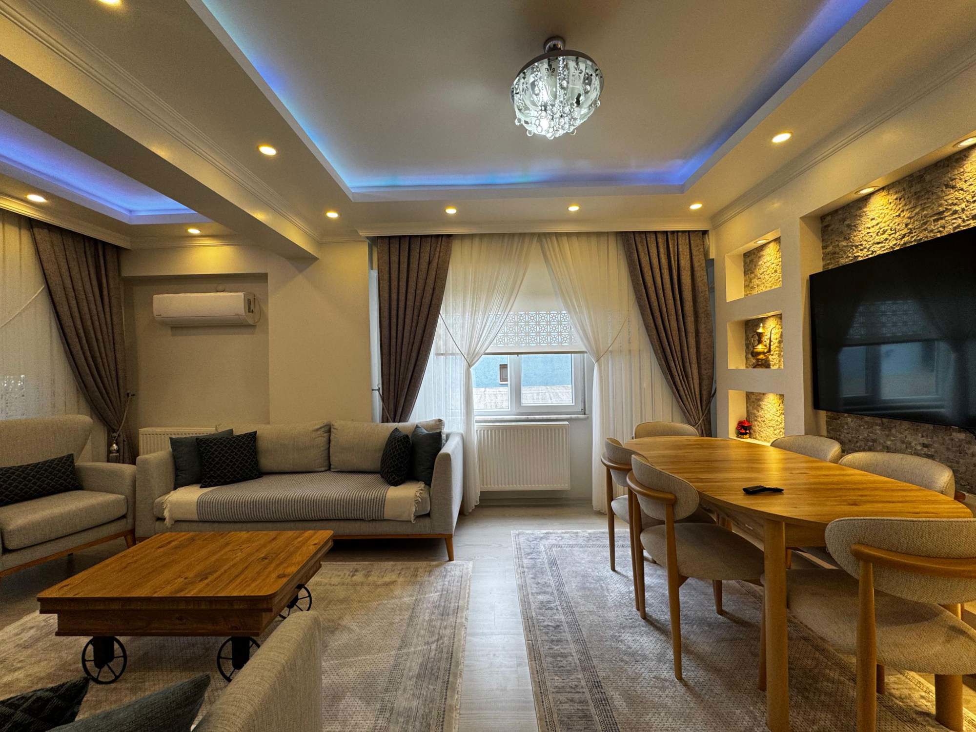 TEKELER PRESTIJ'DE 3+1 130 M² KAPALI OTOPARK ÖZEL DIZAYN DAIRE