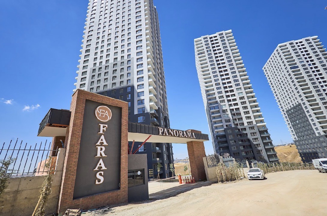 FARAS PANORAMA MÜKEMMEL CEPHEDE KİRALIK CAMBALKONLU 4,5+1