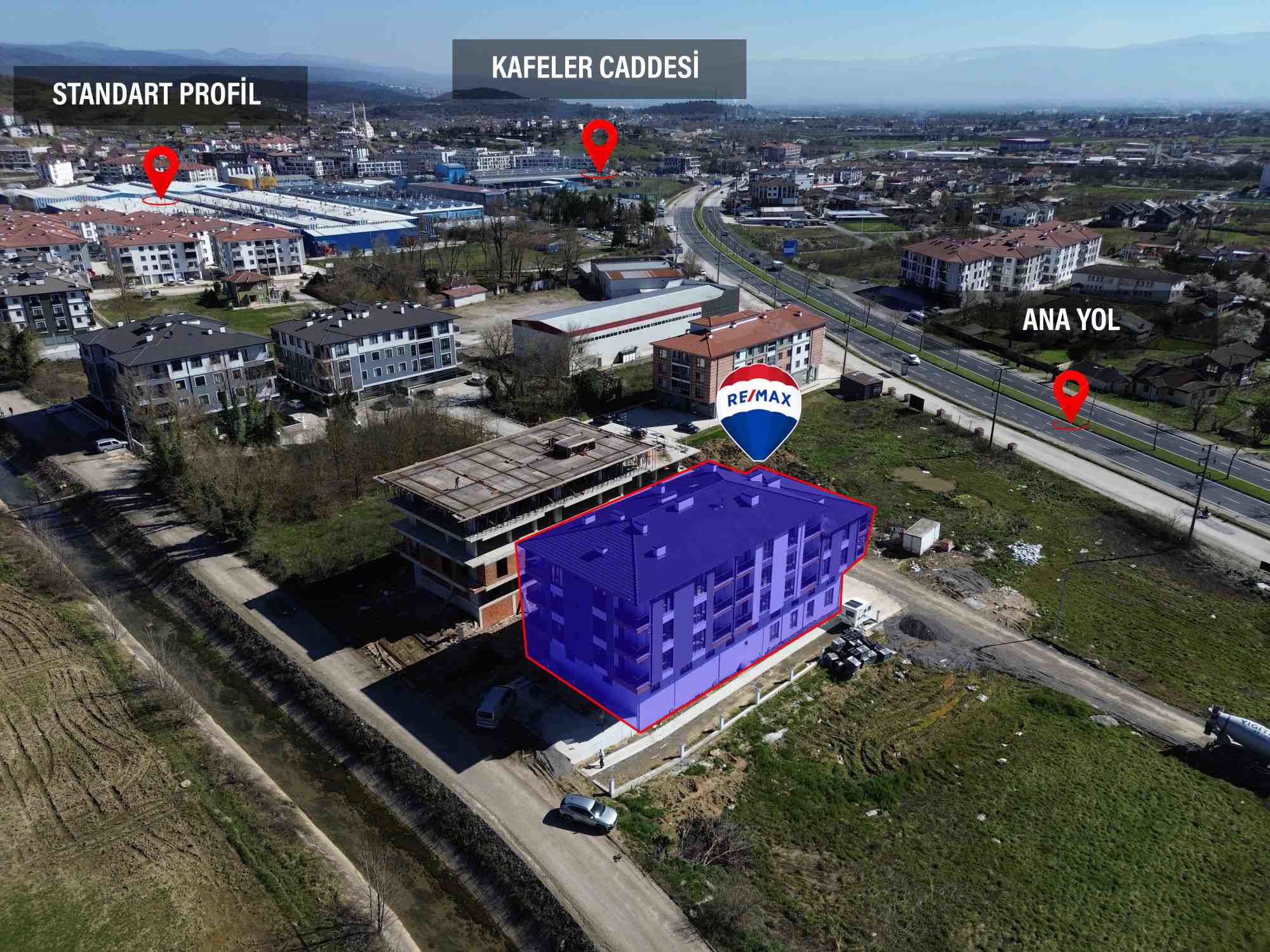 DÜZCE REMAX-DIA DAN  KONURALP TE 1+1 DAİRELER