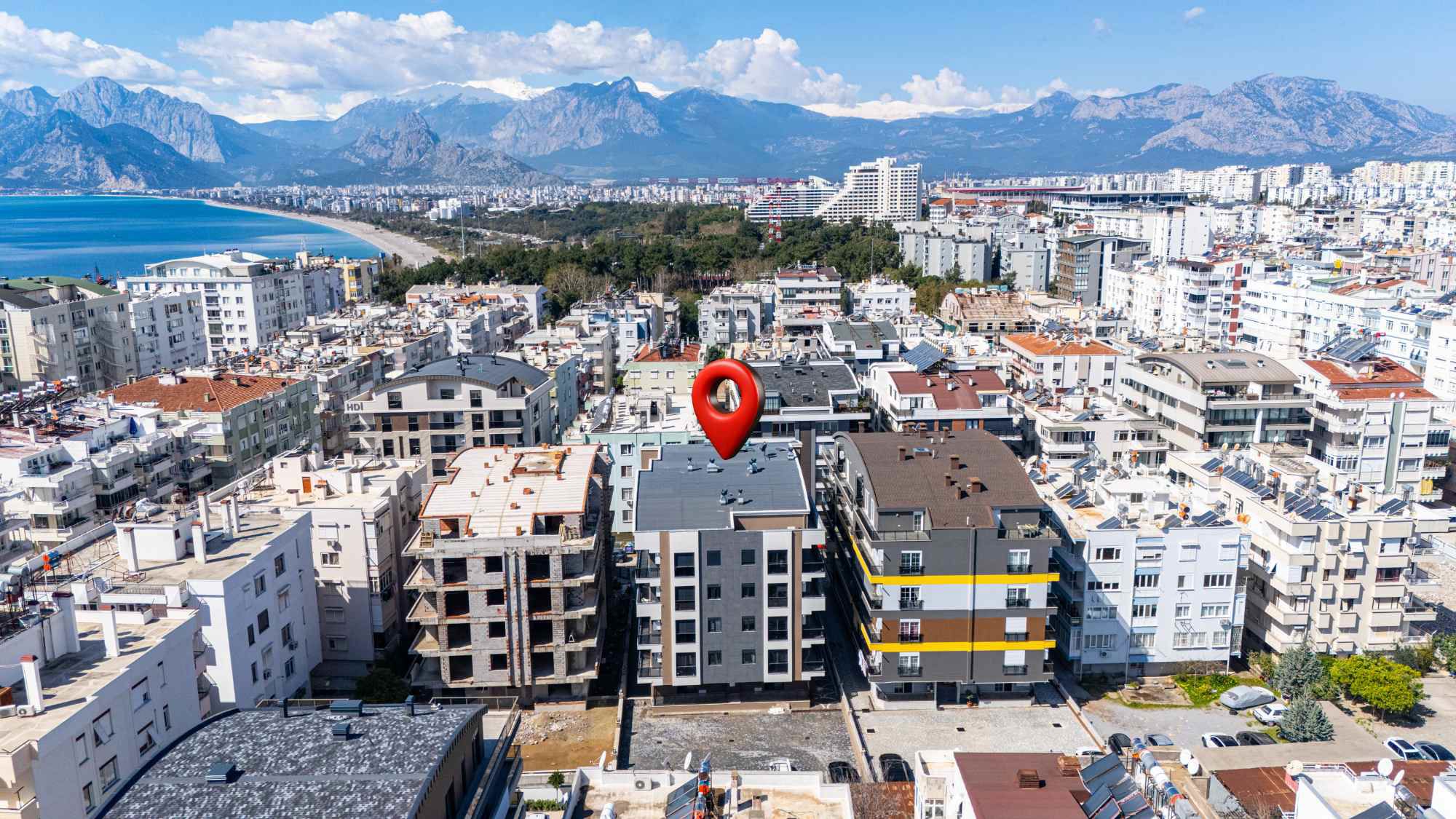 ANTALYA’NIN KALBINDE,BAHÇELIEVLER’DE OTURUMA HAZIR, İSKANLI 1+1