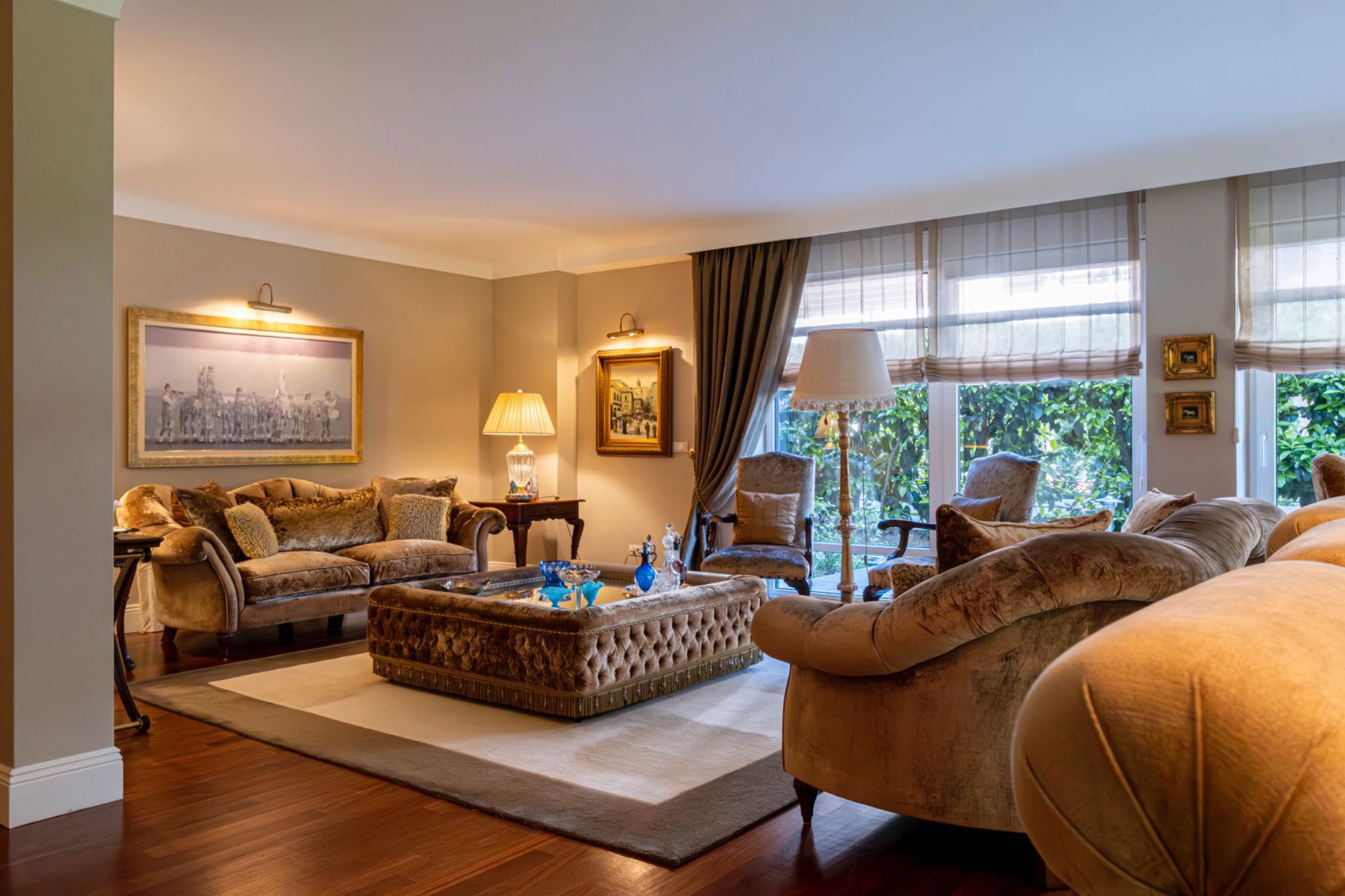 SEBA ROYAL SİTESİ 5+1 BAHÇE KATI 350 M2 DEKORASYONLU **SARIYER