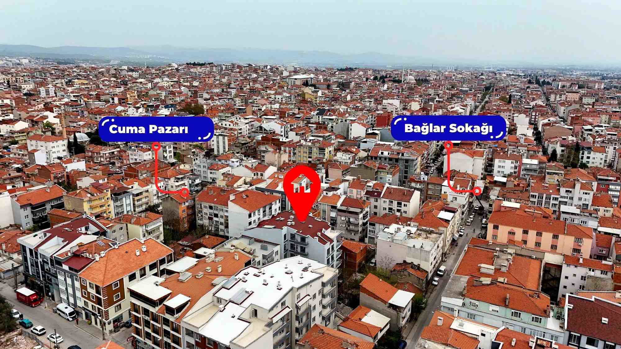 REMAX-MID'DEN MERKEZI KONUM ÜÇ BALKON,GENIŞ TERASLI FERAH KULLANIMLI DUBLEKS DAIRE