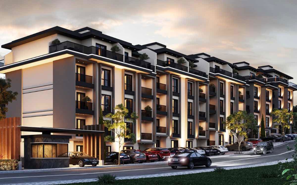 BAŞISKELE SERENITY TOWN 1+1 DENIZ MANZARALI GENIŞ SATILIK DAIRE