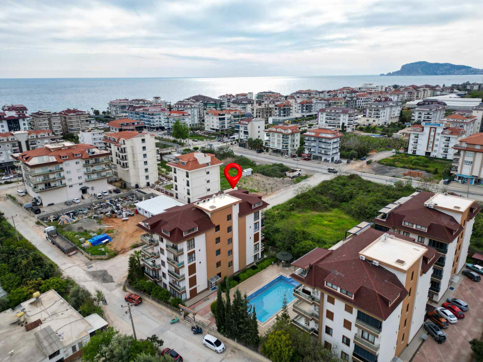 ALANYA KESTELDE DENİZ MANZARALI LÜKS DUBLEKS