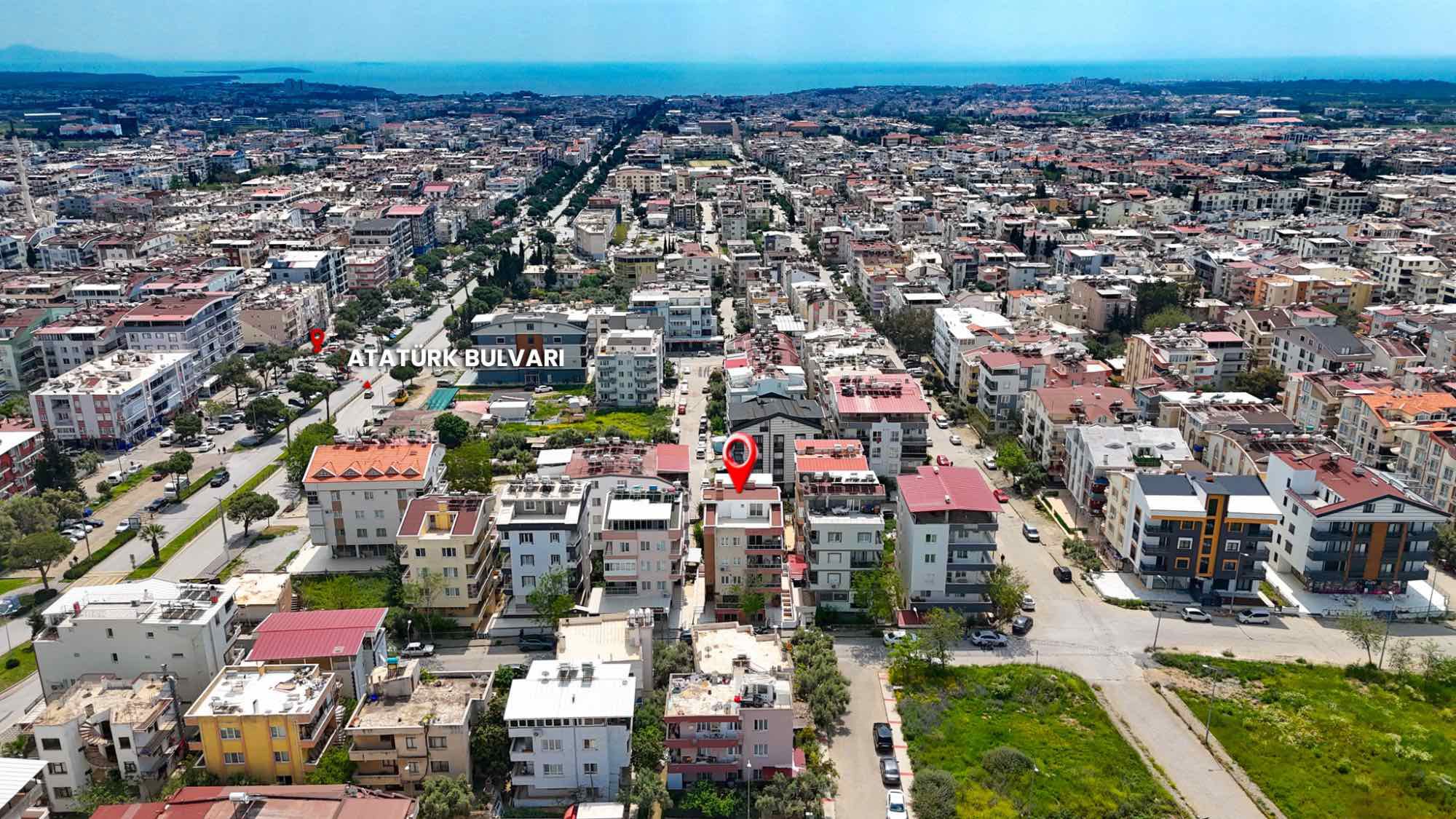 DIDIM EFELER MAHALLESI OKULLAR BÖLGESINDE DENIZ MANZARALI 4+1 DUBLEKS DAIRE