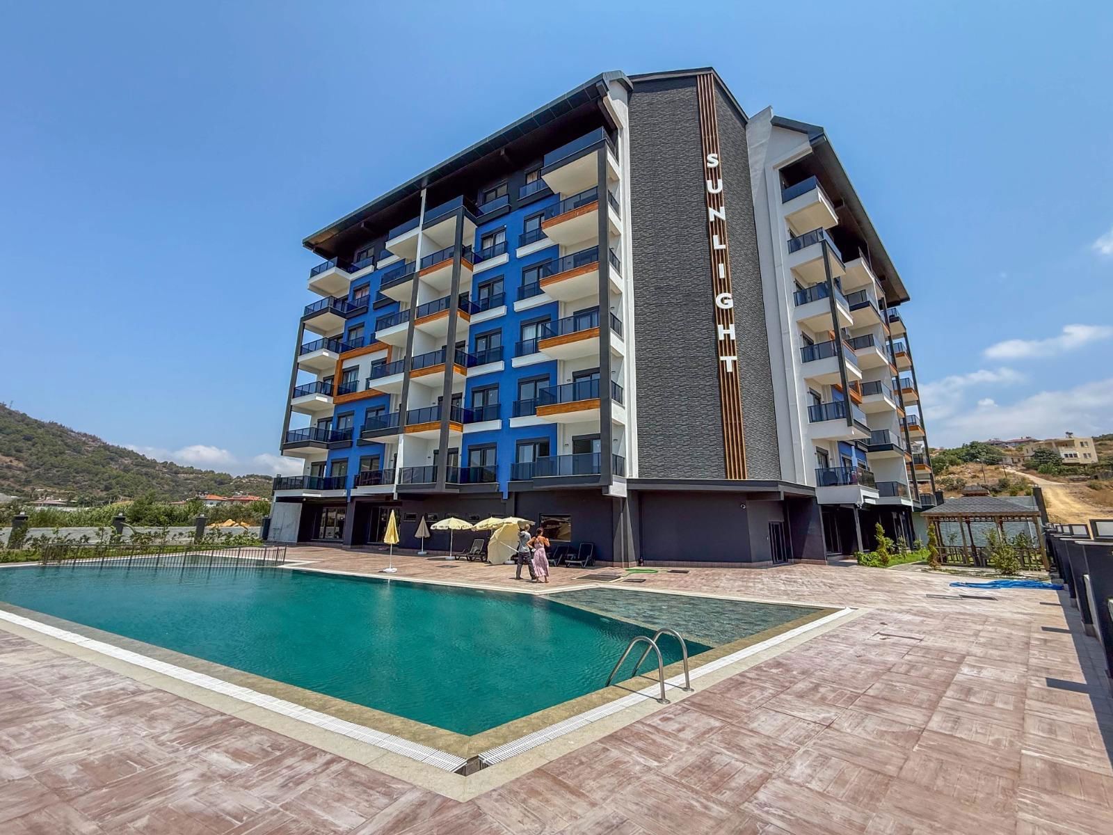 SUNLIGHT SİTESİ – GÜNEY CEPHE HAVUZ MANZARALI 1+1 DAİRE
