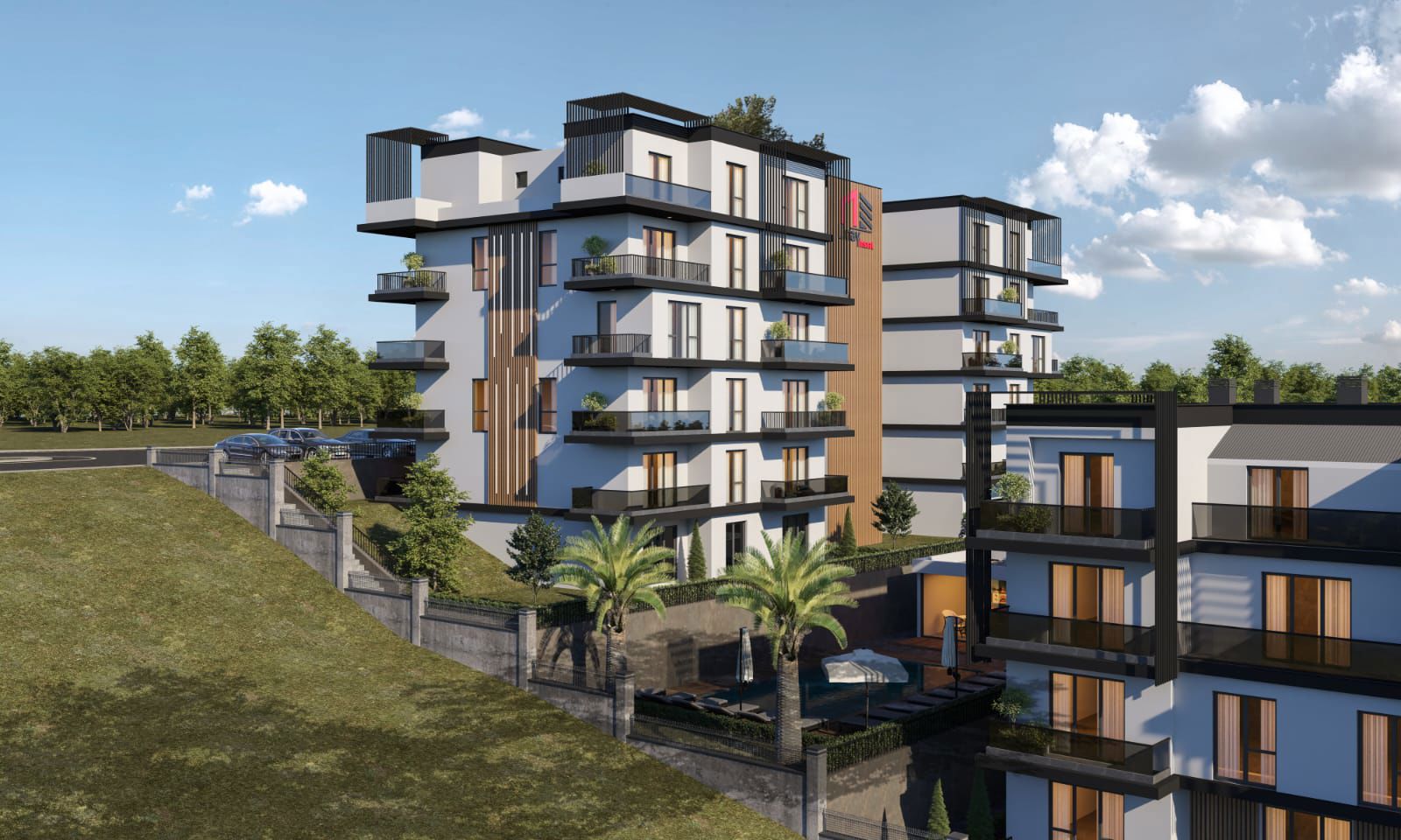 GREEN NEST ÇAYIRKÖY'DE SATILIK BAHÇE VE ÇATI DUBLEKS DAIRELER
