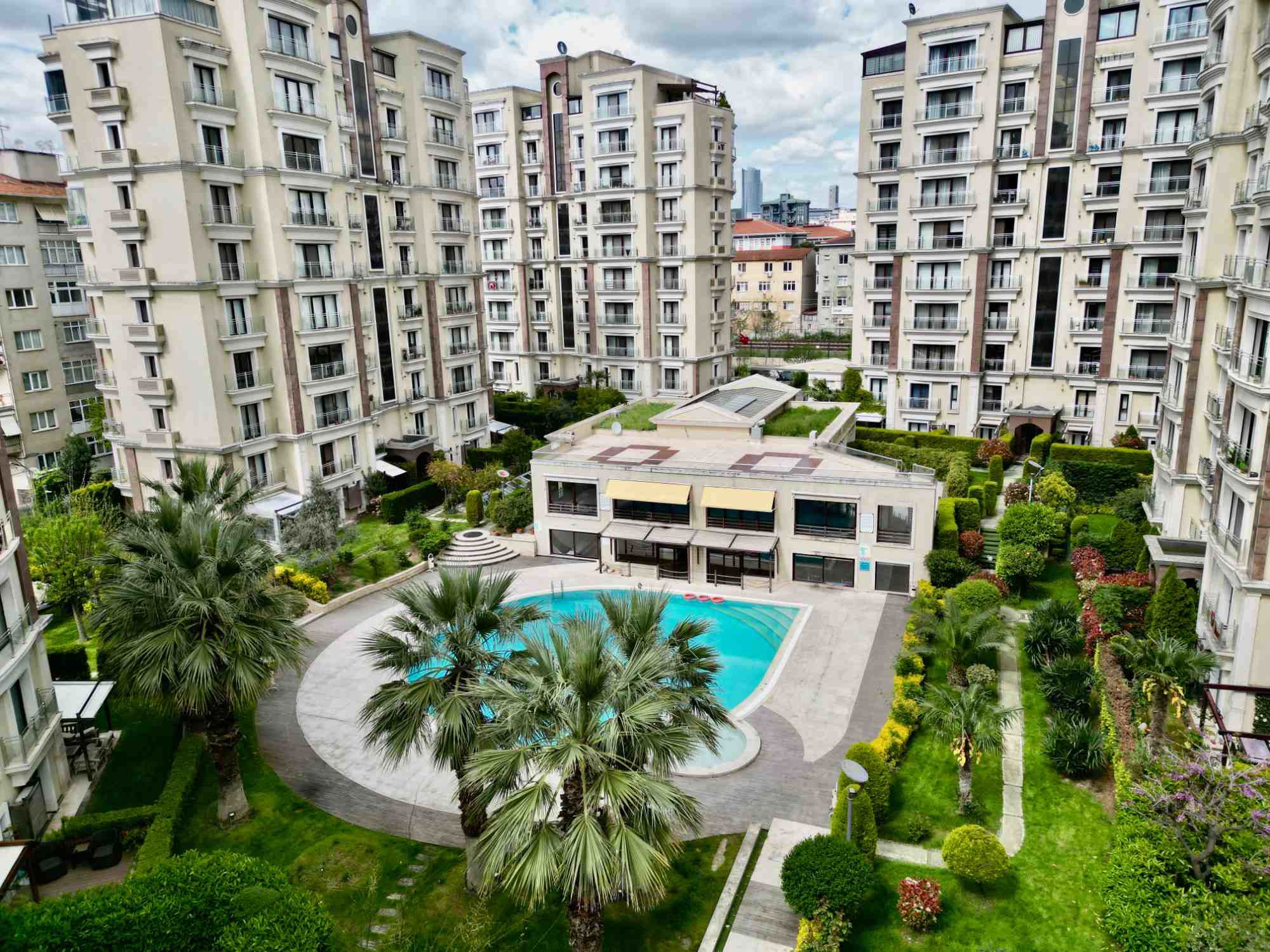 EAGLE PARK SİTESİ DENİZ MANZARALI SATILIK 3+1 DAİRE