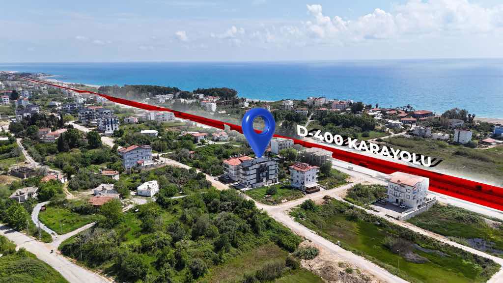 KIZILOT MAHALLESİ’NDE KISMİ DENİZ MANZARALI SATILIK 1+1 DAİRE