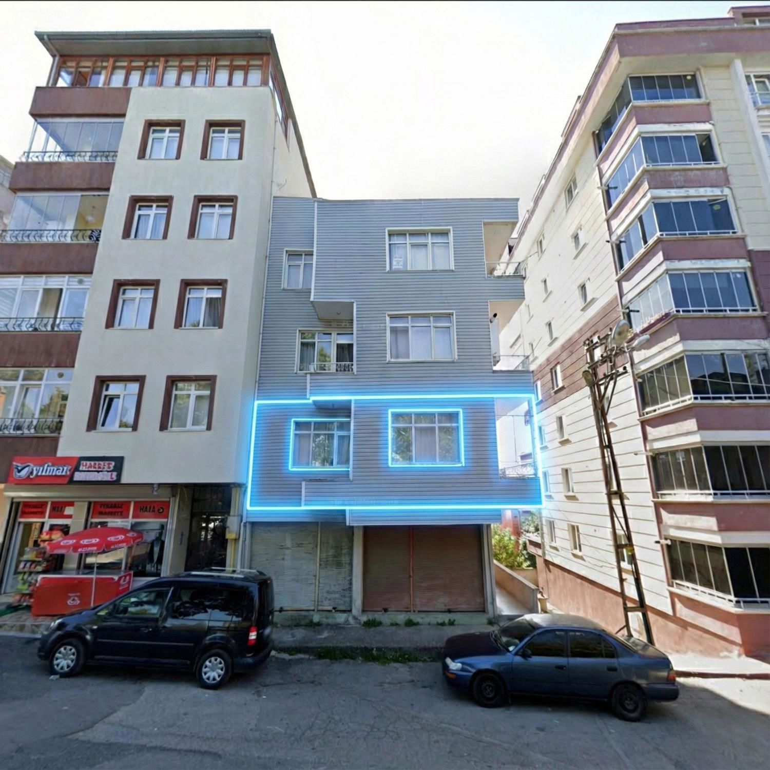 CADDE'YE VE PARKA CEPHE UYGUN FİYATLI 2+1 DENİZ MANZARALI