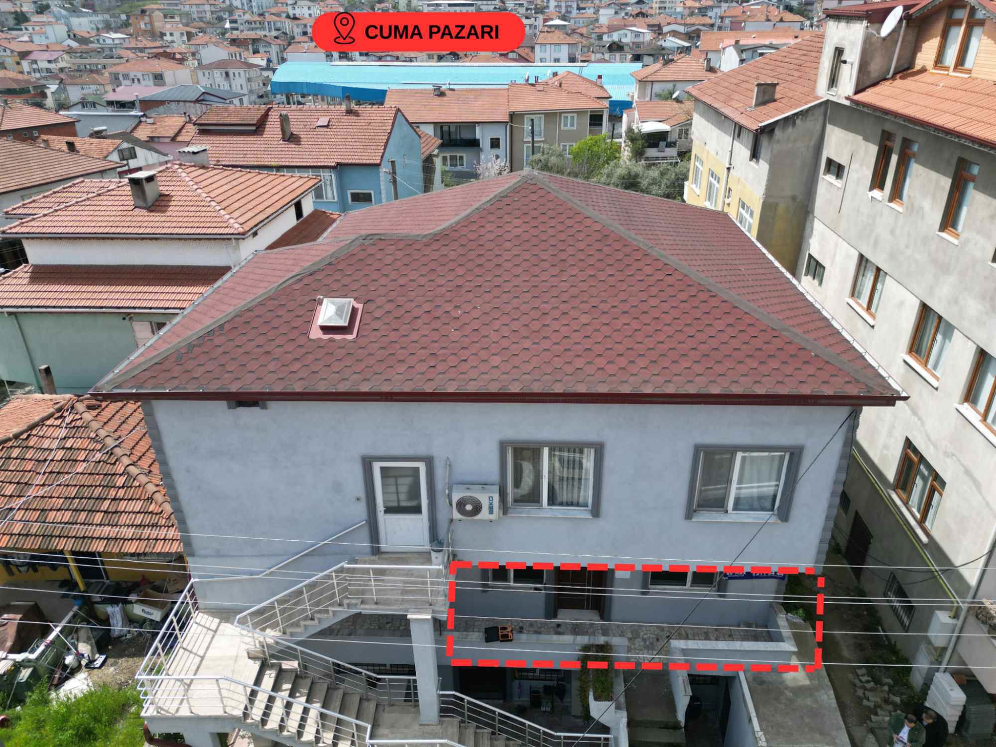 ERENLER BAĞLAR MAHALLESINDE KIRALIK 3+1 İÇİ YAPILI DAIRE