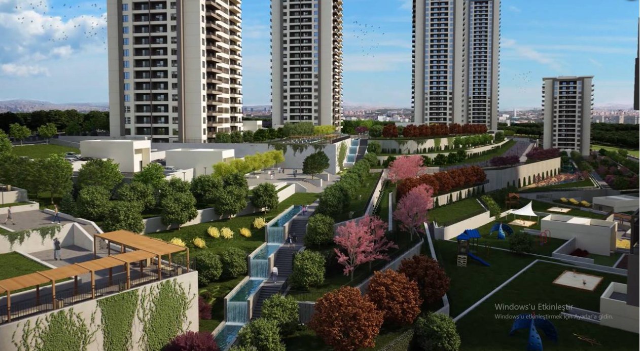 ÇANKAYA BEYTEPE YDA AKÇALI KONUTLARINDA 4+1 SATILIK DAİRE