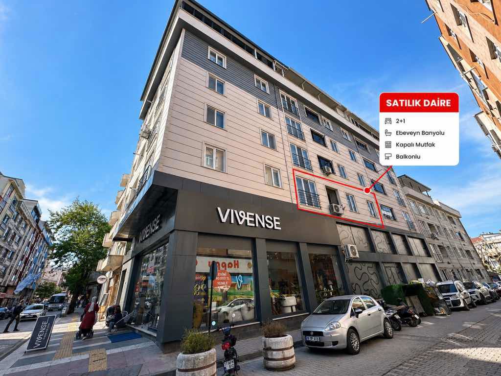 HAMDİBEY MAH/İSTİKLAL CADDESİ ÜZERİNDE YENİ BİNADA EBEVEYN BANYOLU 2+1 FIRSATI
