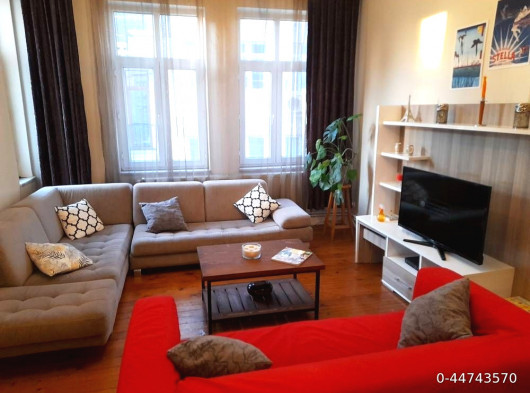 Bomonti Tarihi Apartmanda 1+1 Eşyalı Kiralık