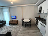 Site İçerisinde Temiz Eşyalı Kiralık 1+1 Havuzlu Sahibinden