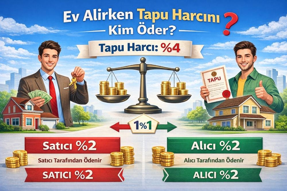 Ev alırken tapu harcını kim öder?