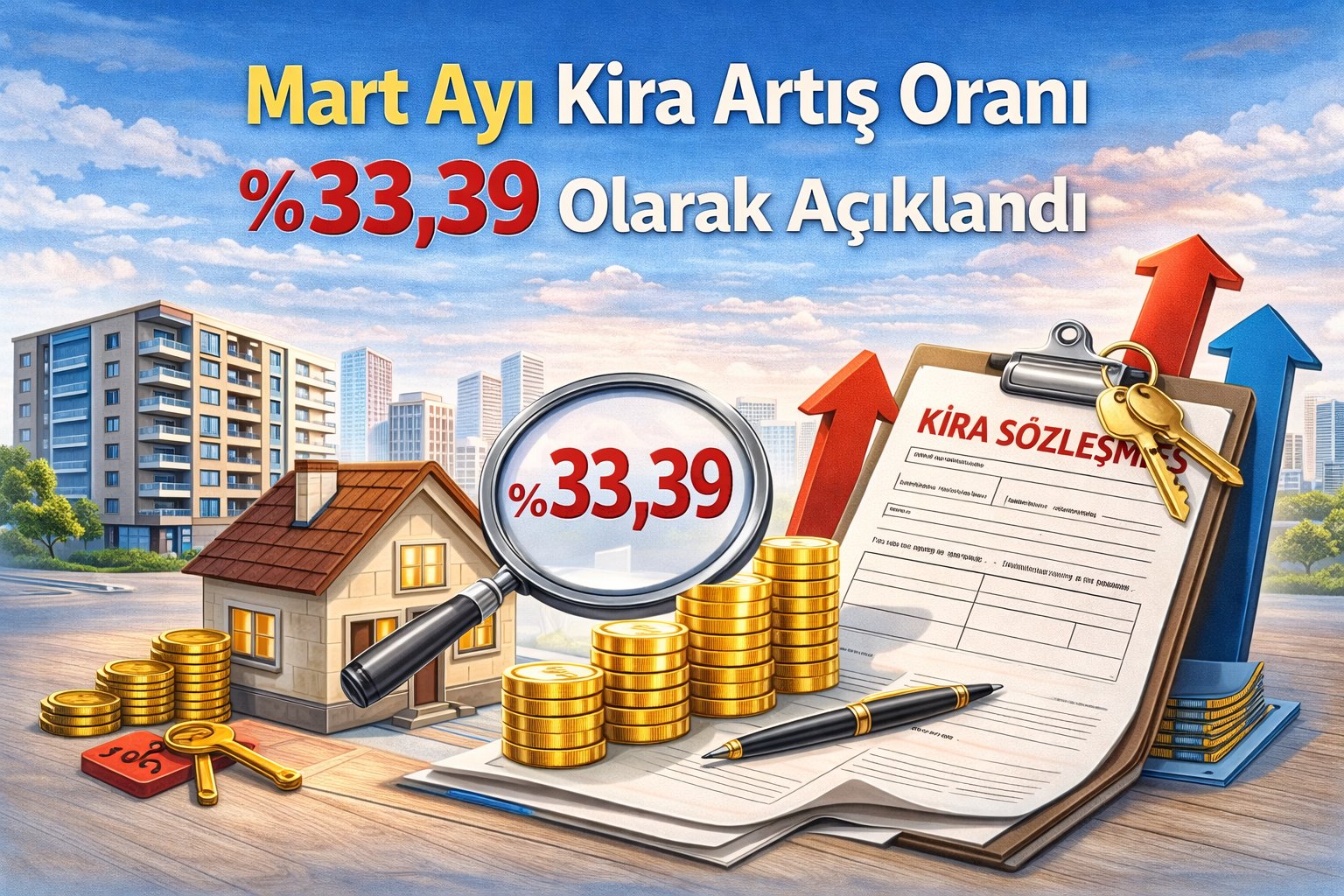 Mart 2026 Kira Artış Oranı Açıklandı