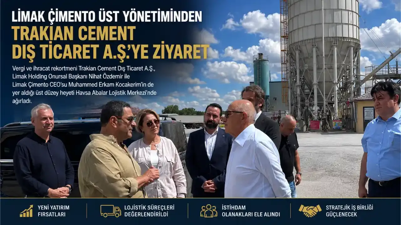 Limak Çimento ile Trakian Cement, Havsa Abalar'da Stratejik Görüşme
