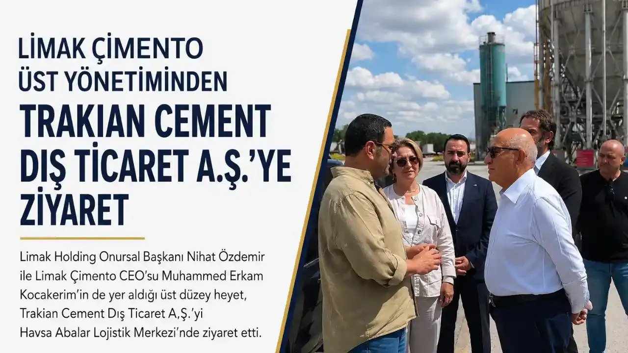 Limak Çimento ve Trakian Cement Lojistik İşbirliği Üzerine Görüştü