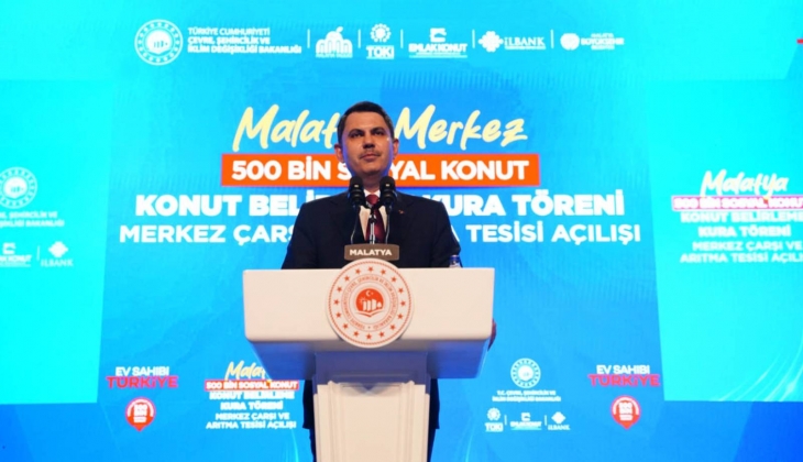 Malatya'da Yüzyılın Konut Projesi İkinci Etap Kuraları Çekildi